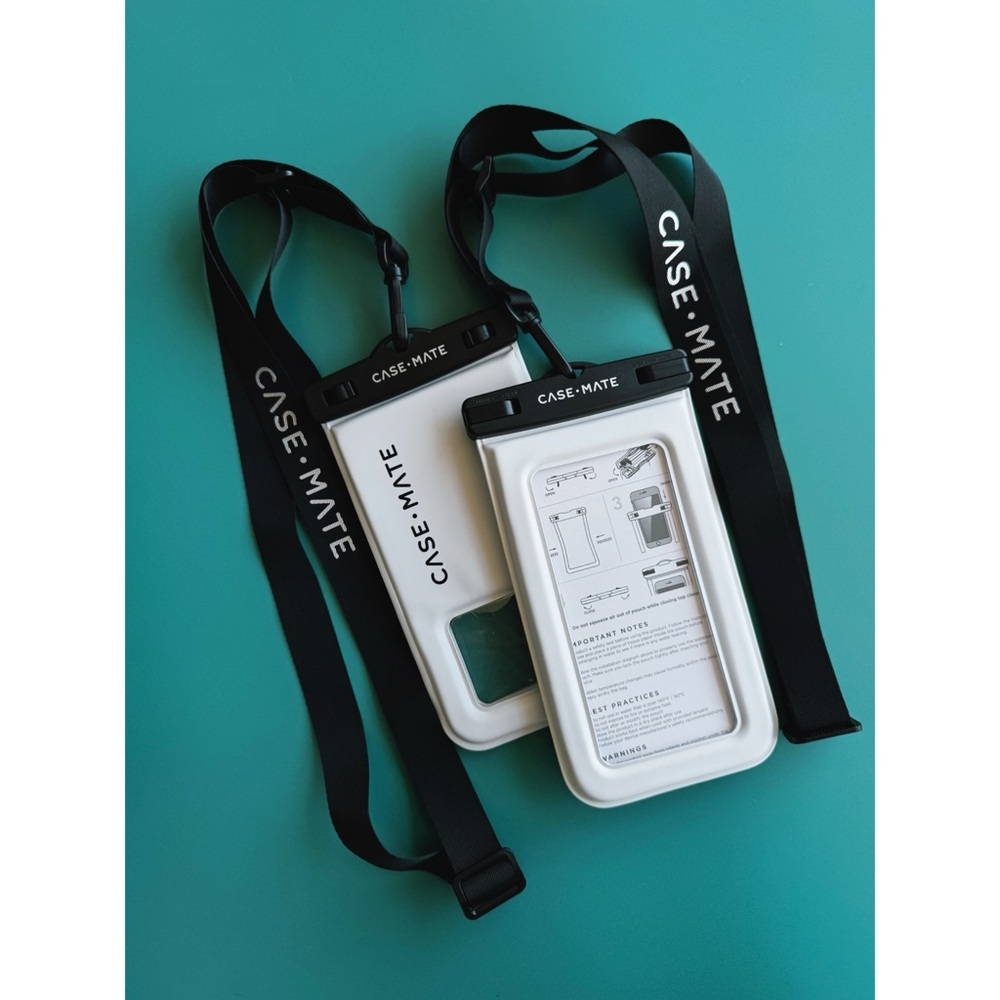 (2 Pack) Case-Mate Floating Waterproof Phone Pouch With Crossbody Lanyard NWOT